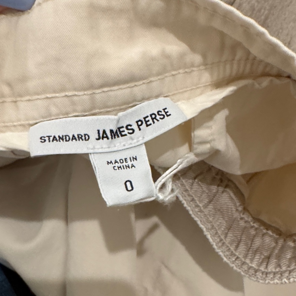 James Perse Cream Pleated Cotton Skirt - Picture 2 of 6